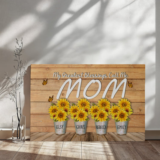 Personalized Wall Art, Custom Mother Son Print, Mom Birthday Gift, Family Portrait, Custom Mom Gift, Personalized Art for Mom