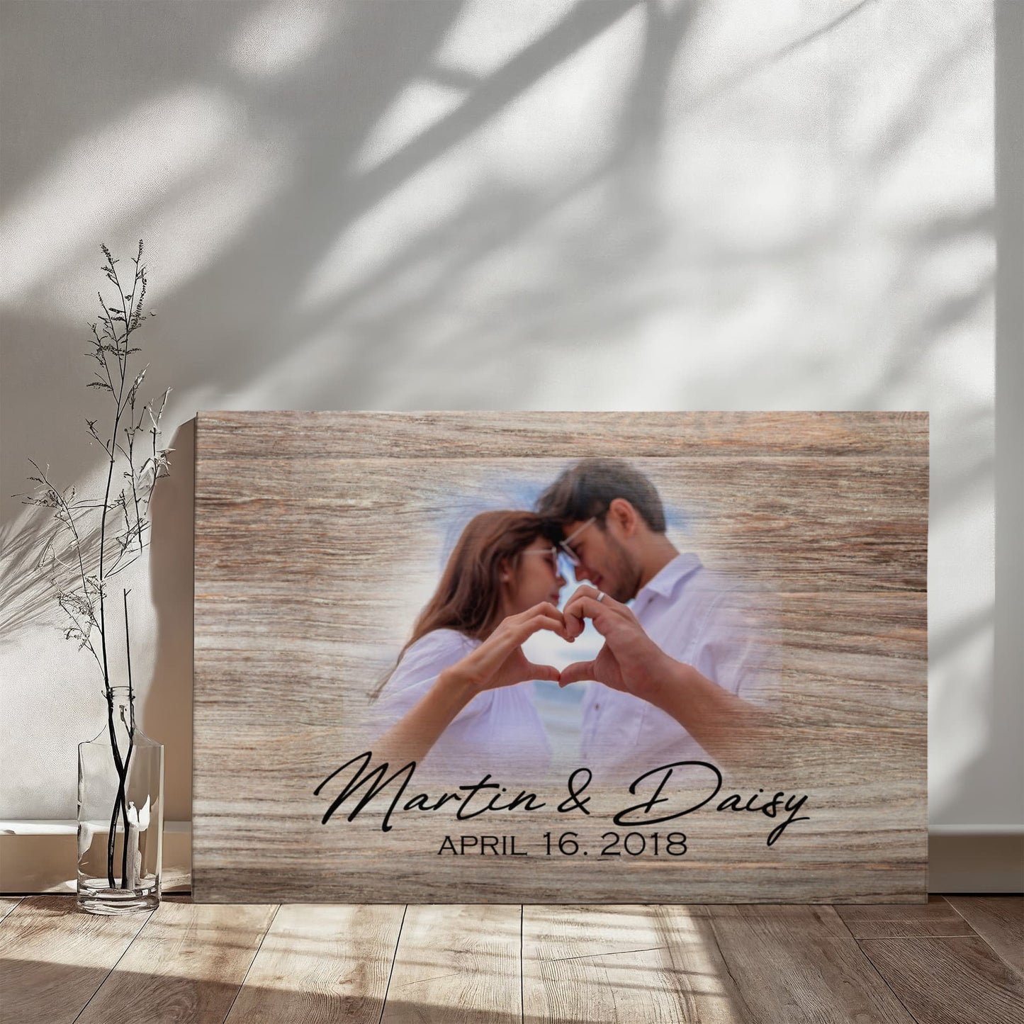 Wedding Gift for Bride and Groom, Engagement Gifts for Couple, Personalized Wedding Anniversary Gift, Bridal Shower Keepsake