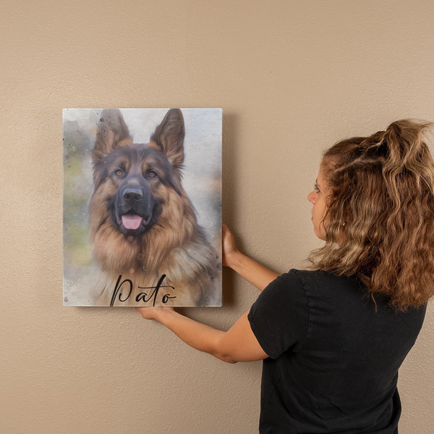 Custom Watercolor Pet Portrait From Photo
