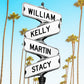 Personalized Family Street Sign