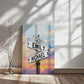 Personalized Name Street Sign Canvas, Vintage Wedding Art, Custom Name Date Decor, Ideal Anniversary Gift for Couples, Crossroads Sign Art