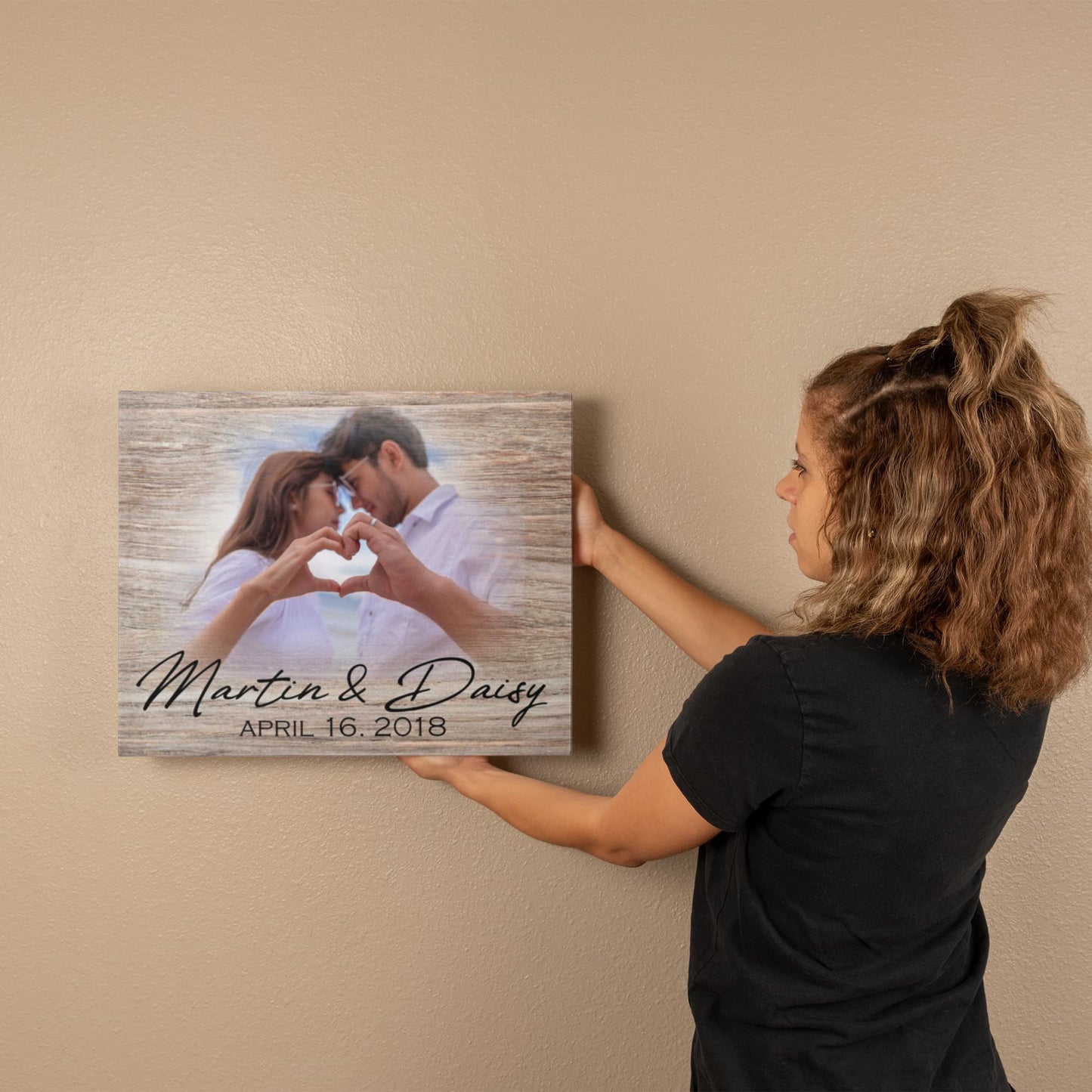 Wedding Gift for Bride and Groom, Engagement Gifts for Couple, Personalized Wedding Anniversary Gift, Bridal Shower Keepsake