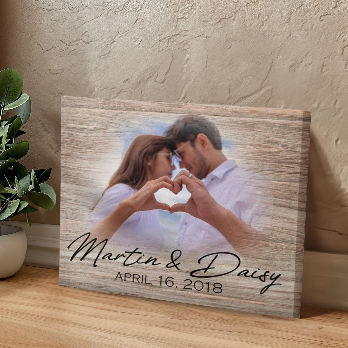 Wedding Gift for Bride and Groom, Engagement Gifts for Couple, Personalized Wedding Anniversary Gift, Bridal Shower Keepsake