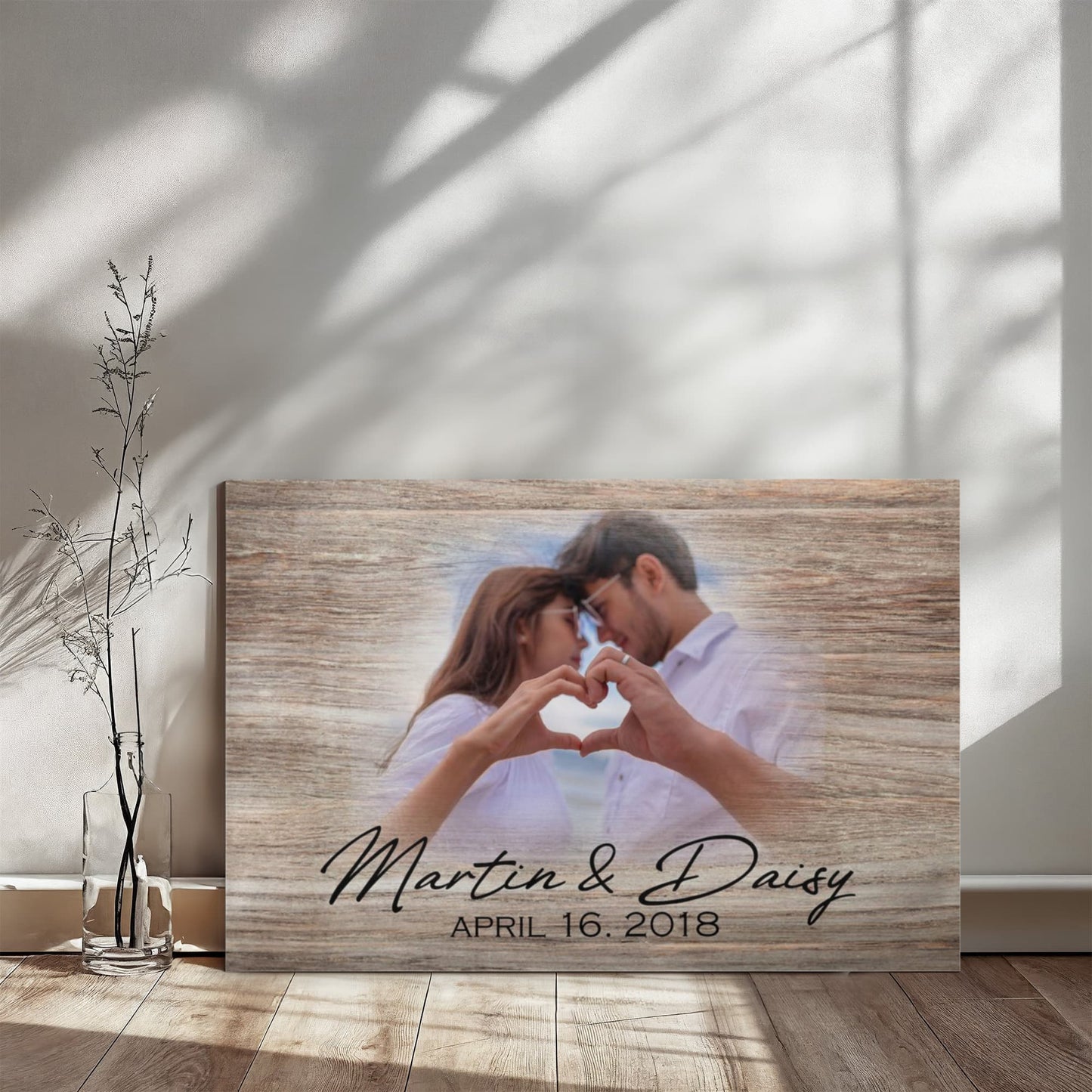 Wedding Gift for Bride and Groom, Engagement Gifts for Couple, Personalized Wedding Anniversary Gift, Bridal Shower Keepsake