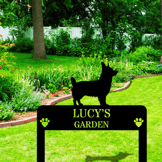 Pet Memorial Garden Stake, Dog Loss Metal Sign, Dog Breed Sign, Dog Memorial Metal Sign, Personalized Dog Name Stake, Pet Grave Markers