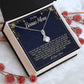To My Amazing Bonus Mom, Alluring Beauty Necklace, Mother's Day Gift, Christmas Gift, From Bonus Daughter.