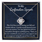 To My Confirmation Sponsor Gift For Women, Love Knot Necklace, Religious Appreciation Gift, To My Confirmation Sponsor, Thank You Gift.