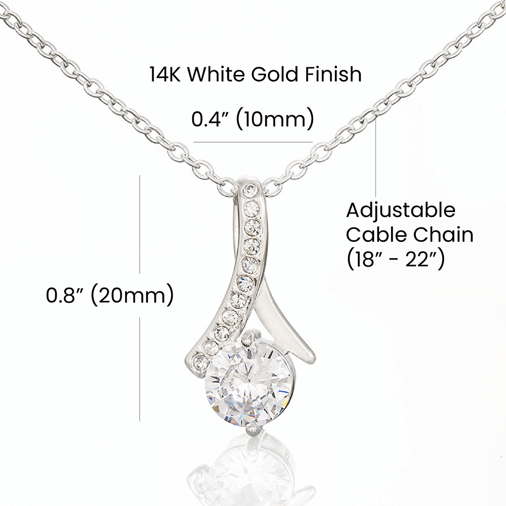 Aunt & Niece, Alluring Beauty Necklace, Graduation Gift For Niece, Birthday Gift For Her, From Loving Aunt. - Family Gear Collections