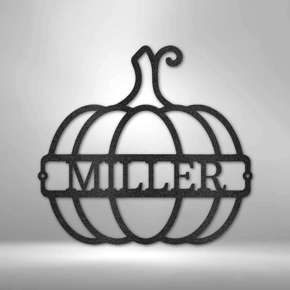 Custom Big Pumpkin Metal Sign, Personalized Big Pumpkin Metal Art, Indoor Outdoor Wall Decor, Housewarming Gift, Metal Art Hanging. - Family Gear Collections