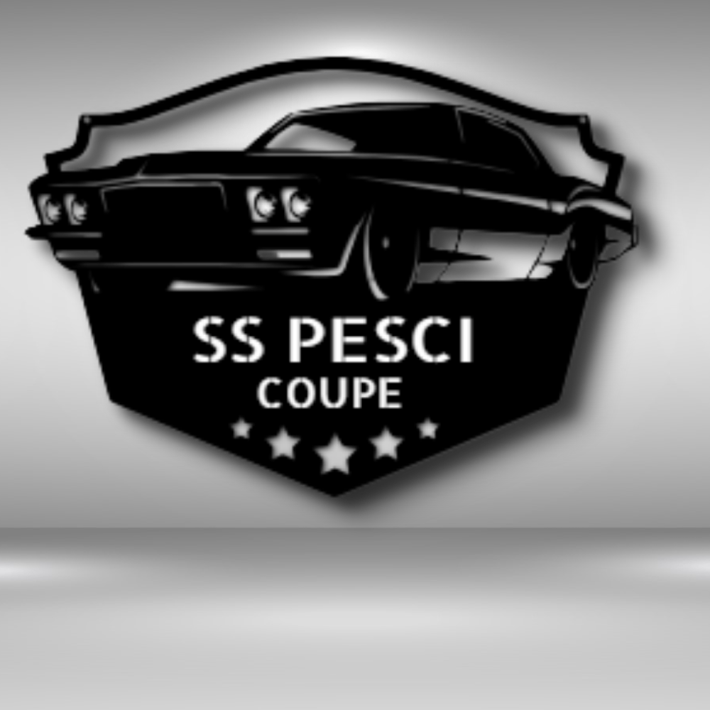 Custom Classic Muscle Car Metal Sign, Personalized Name Muscle Car Enthusiast Wall Art, Garage Wall Decor, Birthday Gift For A Muscle Car Lover. - Family Gear Collections