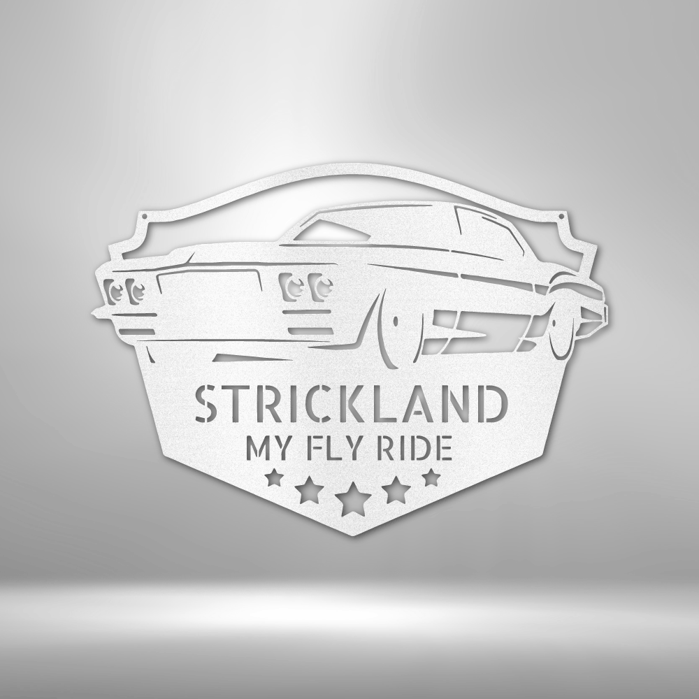 Custom Classic Muscle Car Metal Sign, Personalized Name Muscle Car Enthusiast Wall Art, Garage Wall Decor, Birthday Gift For A Muscle Car Lover. - Family Gear Collections