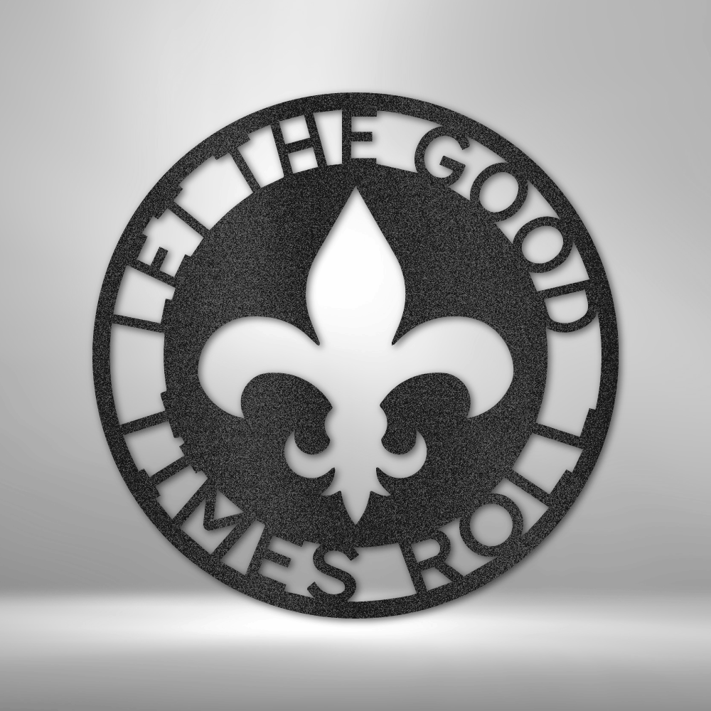Custom Fleur De Lis Ring Metal Sign, Personalized Fleur De Lis Ring Monogram, Living Room Decor, Meaningful Gift, Housewarming Gift, Birthday Gift For Him, - Family Gear Collections