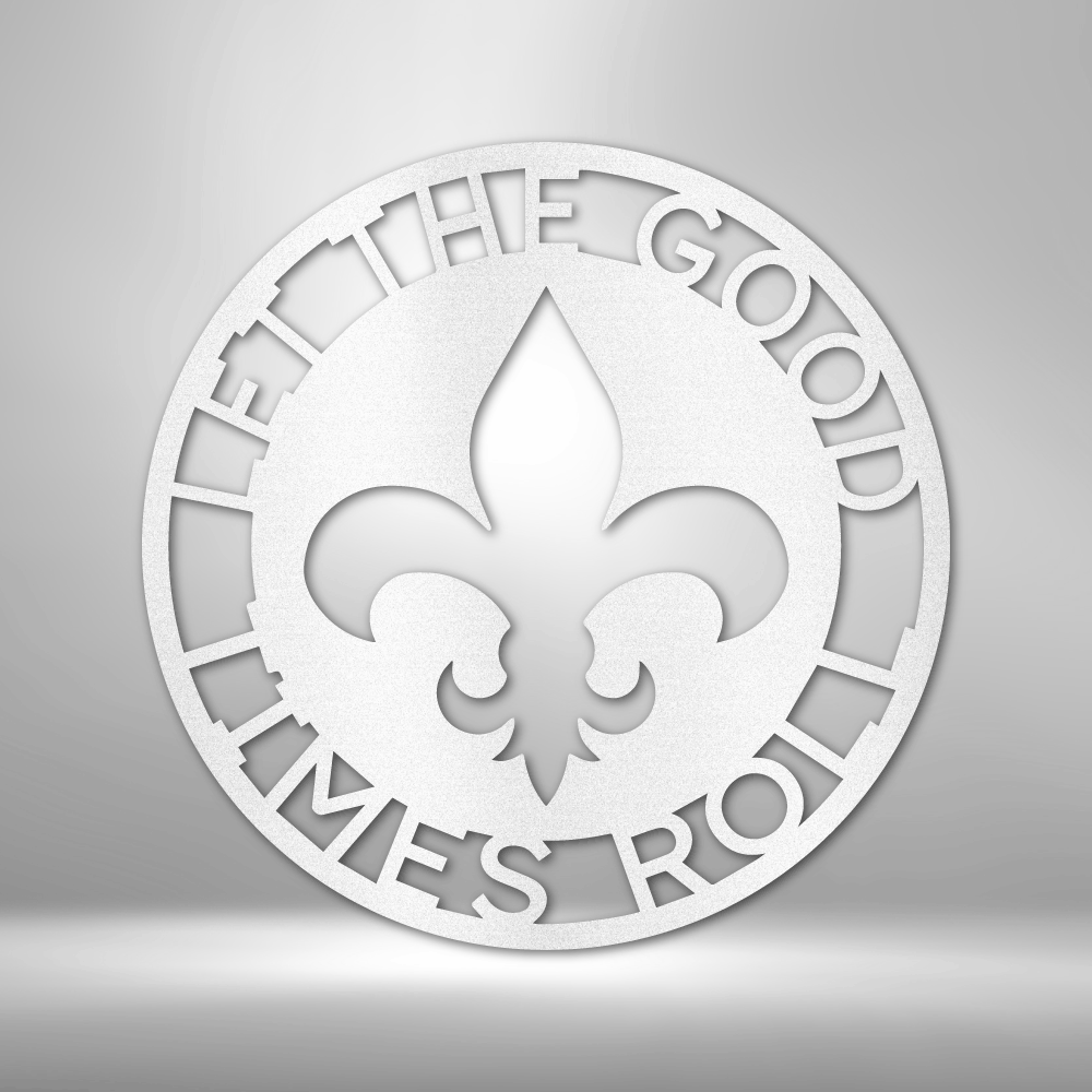 Custom Fleur De Lis Ring Metal Sign, Personalized Fleur De Lis Ring Monogram, Living Room Decor, Meaningful Gift, Housewarming Gift, Birthday Gift For Him, - Family Gear Collections