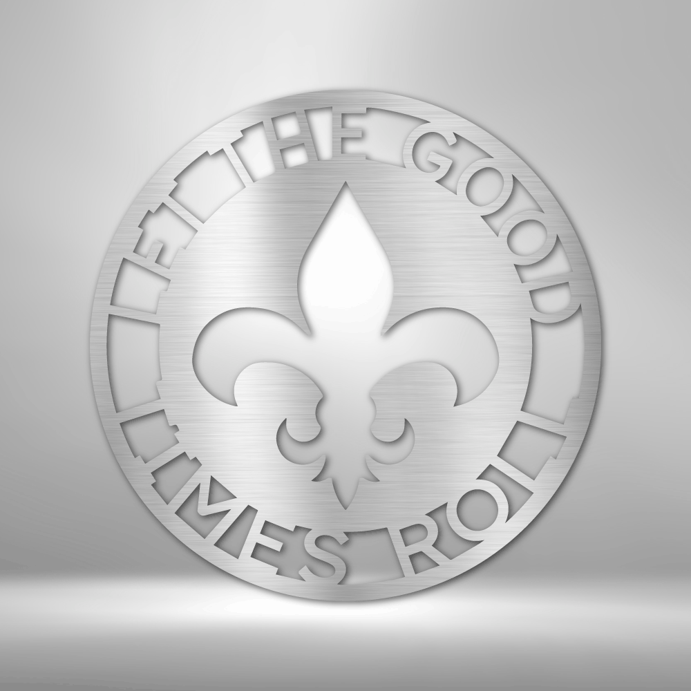 Custom Fleur De Lis Ring Metal Sign, Personalized Fleur De Lis Ring Monogram, Living Room Decor, Meaningful Gift, Housewarming Gift, Birthday Gift For Him, - Family Gear Collections