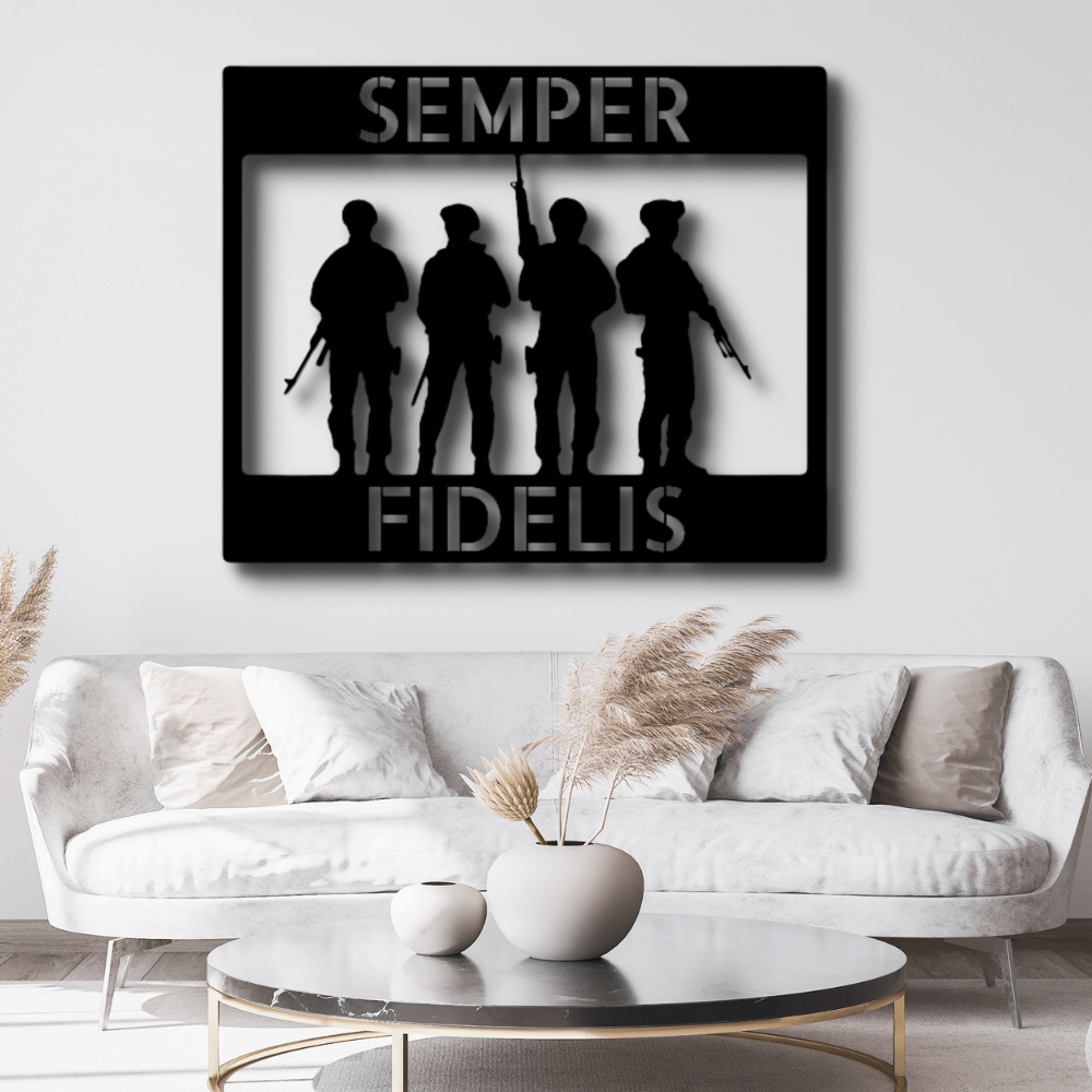 Custom Soldiers Veteran Metal Sign, Personalized Military Metal Wall Art, Meaningful Indoor Wall Hangings, Custom Fallen Soldier Memorial Sign, Veterans Day Gift. - Family Gear Collections