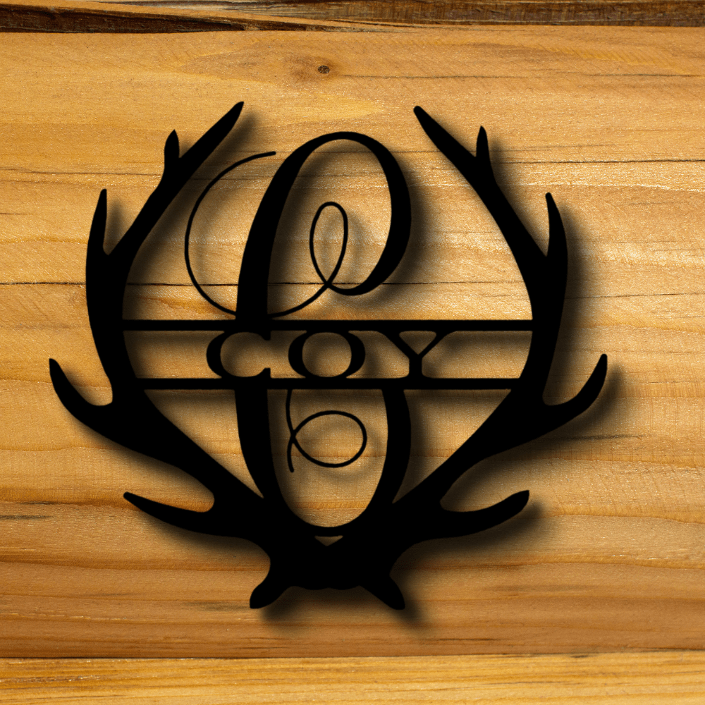 Custom Stag Metal Sign, Personalized Name Metal Sign, Cabin Decor For Hunter Dad , Indoor Outdoor Hanging, Birthday Gift for Hunter Dad. - Family Gear Collections