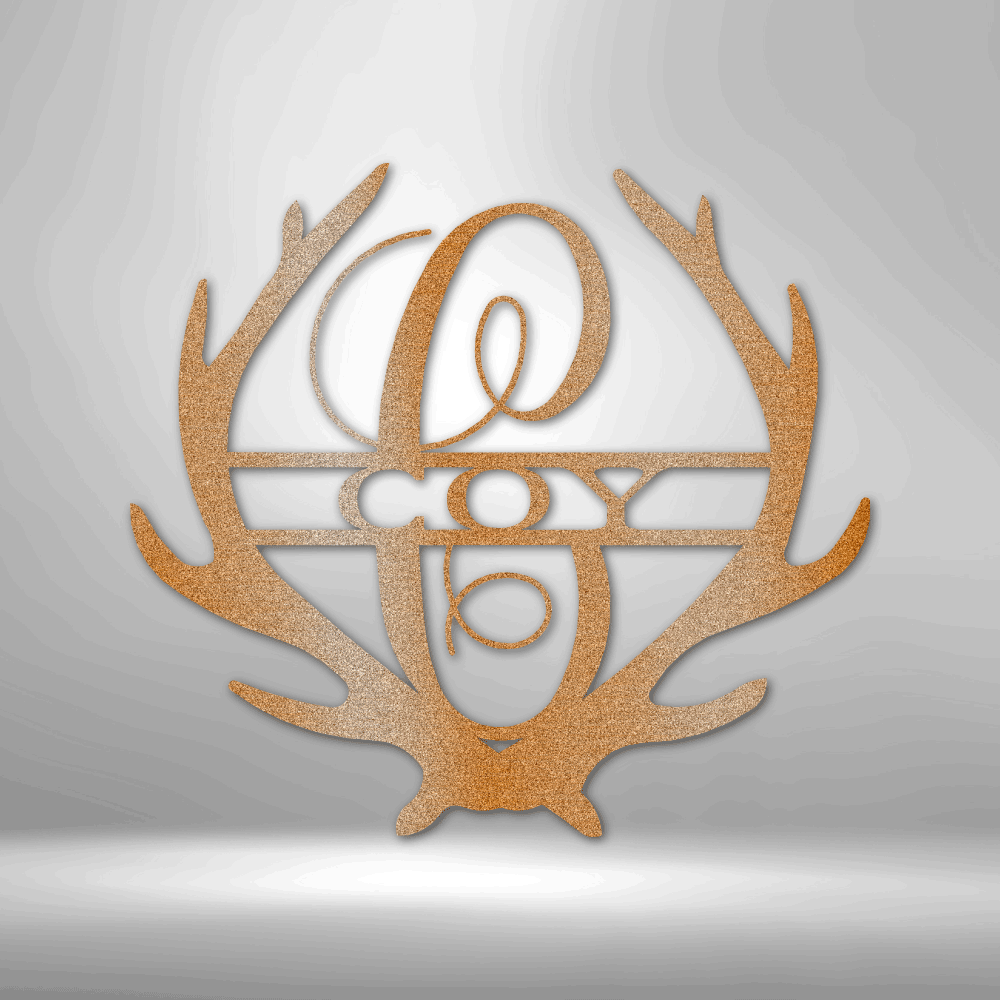 Custom Stag Metal Sign, Personalized Name Metal Sign, Cabin Decor For Hunter Dad , Indoor Outdoor Hanging, Birthday Gift for Hunter Dad. - Family Gear Collections