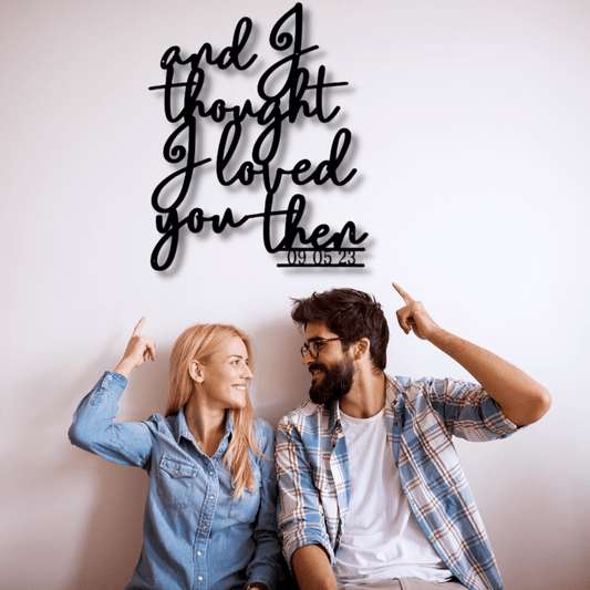 Ever Growing Love Metal Sign With Custom Established Date, Personalized Valentine's Day Metal Art Sign, Anniversary Wall Decor, Husband To Wife Gift. - Family Gear Collections