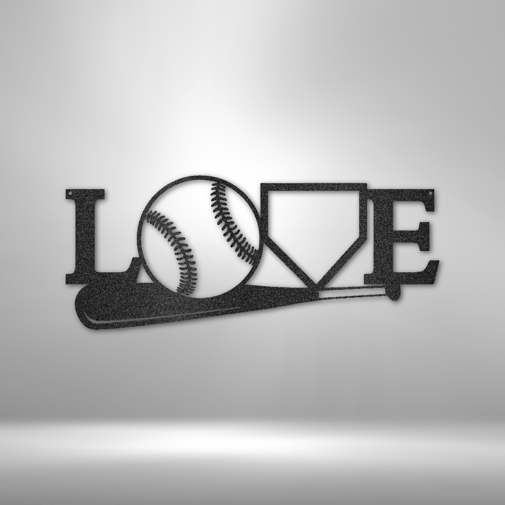 For The Love Of The Game Metal Sign, For The Love Of The Game Monogram, Graduation Gift For Sports Lover, Housewarming Gift, Living Room Decor. - Family Gear Collections
