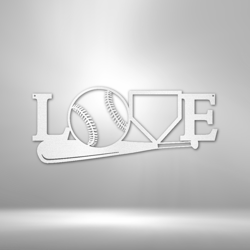 For The Love Of The Game Metal Sign, For The Love Of The Game Monogram, Graduation Gift For Sports Lover, Housewarming Gift, Living Room Decor. - Family Gear Collections