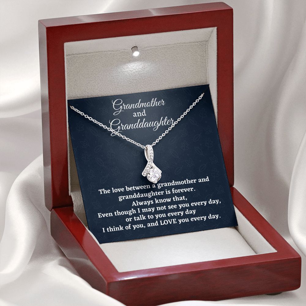 Grandmother and Granddaughter, Alluring Beauty Necklace, Birthday Gift For Her, Happy Birthday, Graduation Gift, From Loving Nana. - Family Gear Collections