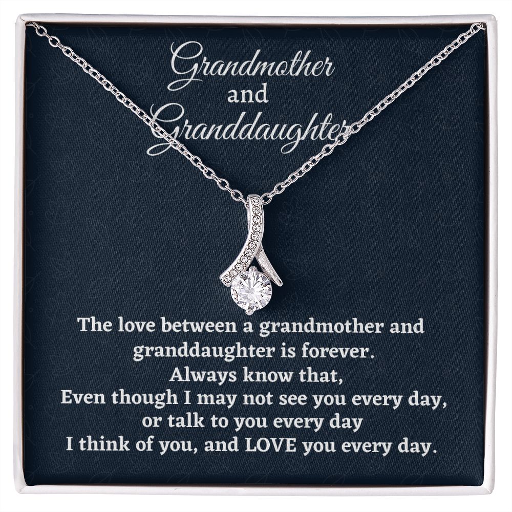 Grandmother and Granddaughter, Alluring Beauty Necklace, Birthday Gift For Her, Happy Birthday, Graduation Gift, From Loving Nana. - Family Gear Collections