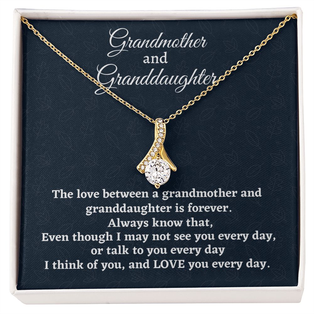 Grandmother and Granddaughter, Alluring Beauty Necklace, Birthday Gift For Her, Happy Birthday, Graduation Gift, From Loving Nana. - Family Gear Collections