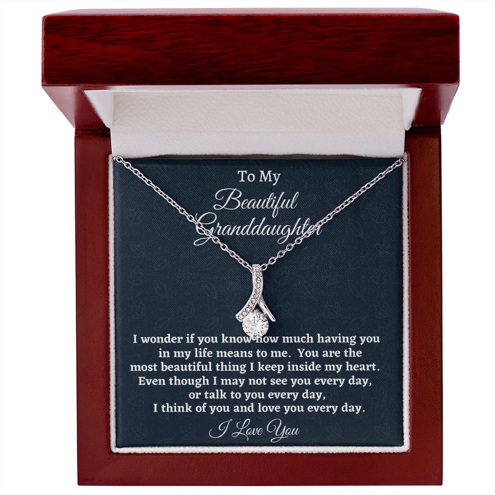 Grandmother and Granddaughter, Alluring Beauty Necklace, Birthday Gift For Her, Happy Birthday, Graduation Gift, I Love You. - Family Gear Collections