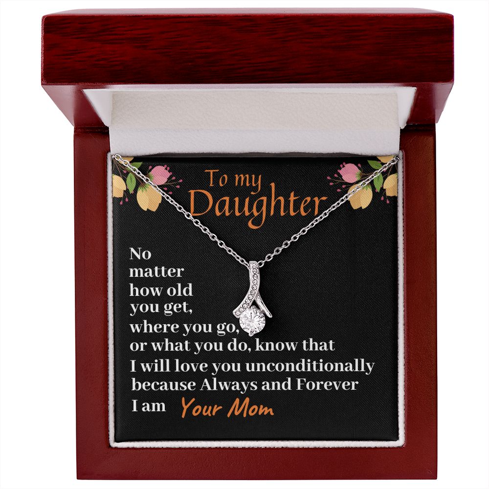 Happy First Communion, Alluring Beauty Necklace, Christian Gift, Baptism Gift, Mom To Daughter, I Love You. - Family Gear Collections