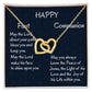 Happy First Communion, Interlocking Hearts Necklace, Christian Gift, First Communion Gifts, From Loving Mom - Family Gear Collections