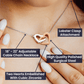 Happy First Communion, Interlocking Hearts Necklace, Christian Gift, First Communion Gifts, From Loving Mom - Family Gear Collections