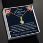 Happy Retirement Mom, Alluring Beauty Necklace, Best Retirement Gift, Christmas Gift, Happy Retirement Gift. - Family Gear Collections