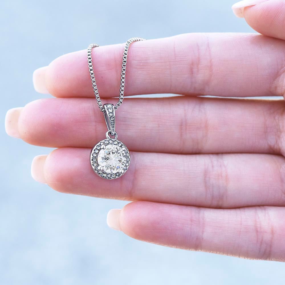 Happy Retirement Mom, Eternal Hope Necklace, Best Retirement Gift, Christmas Gift, Happy Retirement Gift. - Family Gear Collections