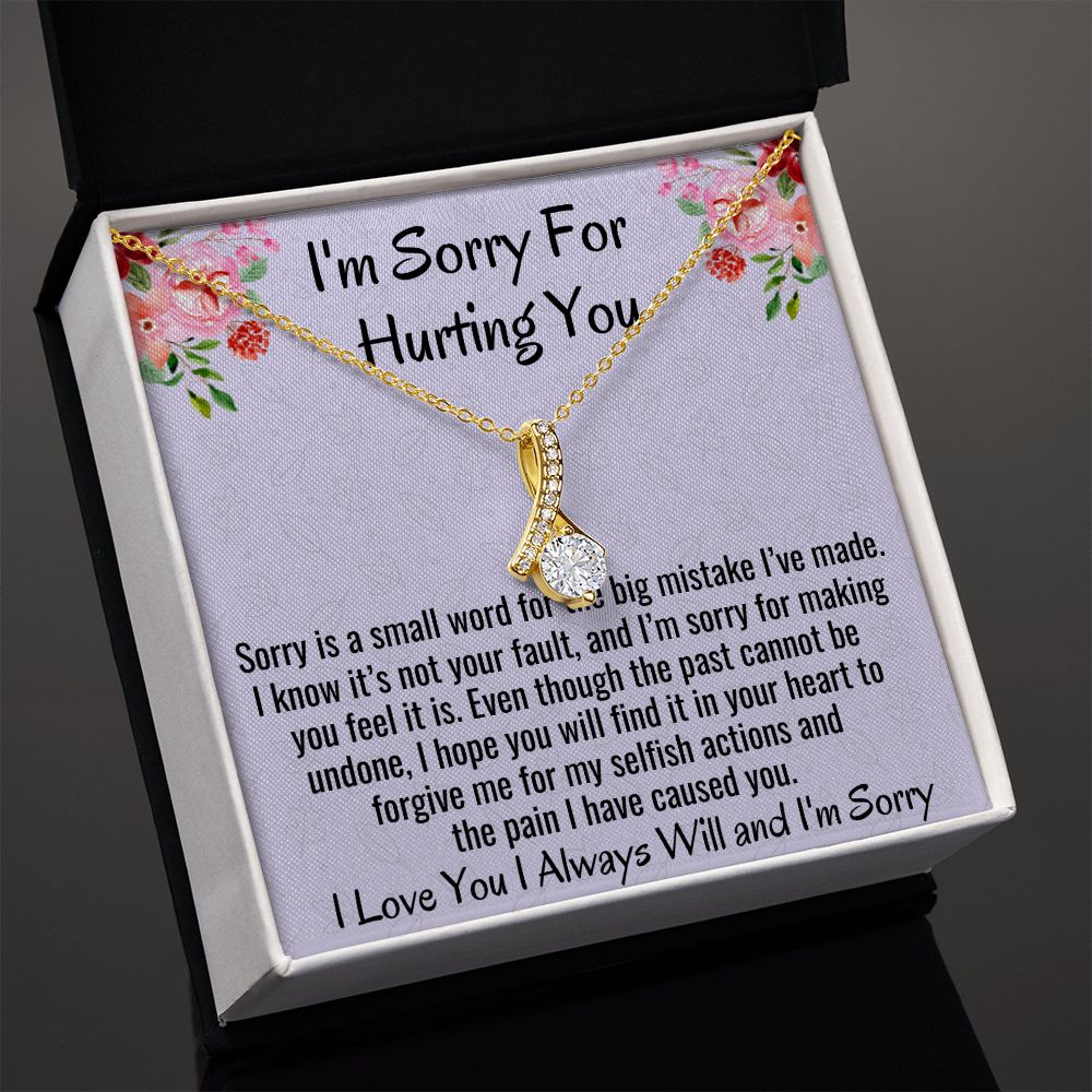 I'm Sorry For Hurting You, Alluring Beauty Necklace, Apology Gift For Her, Christmas Gift. - Family Gear Collections