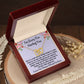 I'm Sorry For Hurting You, Interlocking Hearts Necklace, Apology Gift For Her, Christmas Gift. - Family Gear Collections