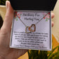 I'm Sorry For Hurting You, Interlocking Hearts Necklace, Apology Gift For Her, Christmas Gift. - Family Gear Collections