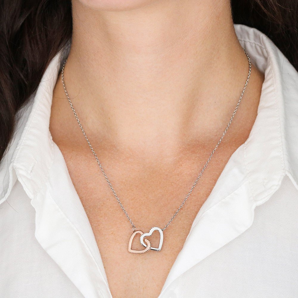 I'm Sorry For Hurting You, Interlocking Hearts Necklace, Apology Gift For Her, Christmas Gift. - Family Gear Collections