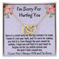 I'm Sorry For Hurting You, Interlocking Hearts Necklace, Apology Gift For Her, Christmas Gift. - Family Gear Collections