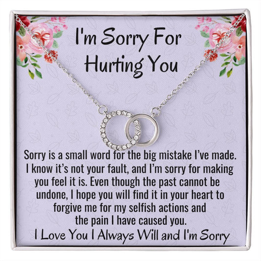 I'm Sorry For Hurting You, Perfect Pair Necklace, Apology Gift For Her. Christmas Gift. - Family Gear Collections