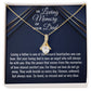 In Loving Memory Of Your Dad, Alluring Beauty Necklace, Loss Of Your Dad Gift, Memorial Gift Dad, In Memory Of Your Dad. - Family Gear Collections