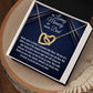 In Loving Memory Of Your Dad, Interlocking Hearts Necklace, Father Memorial Gift, Remembrance Necklace - Family Gear Collections