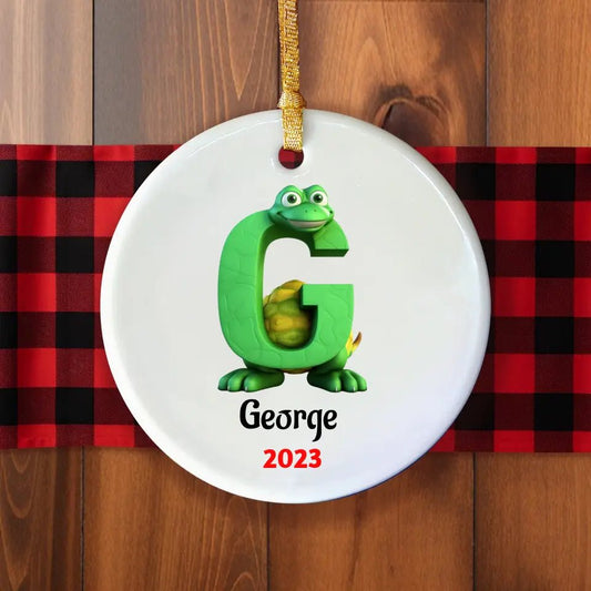 Initial Ornament for Kids - Family Gear Collections