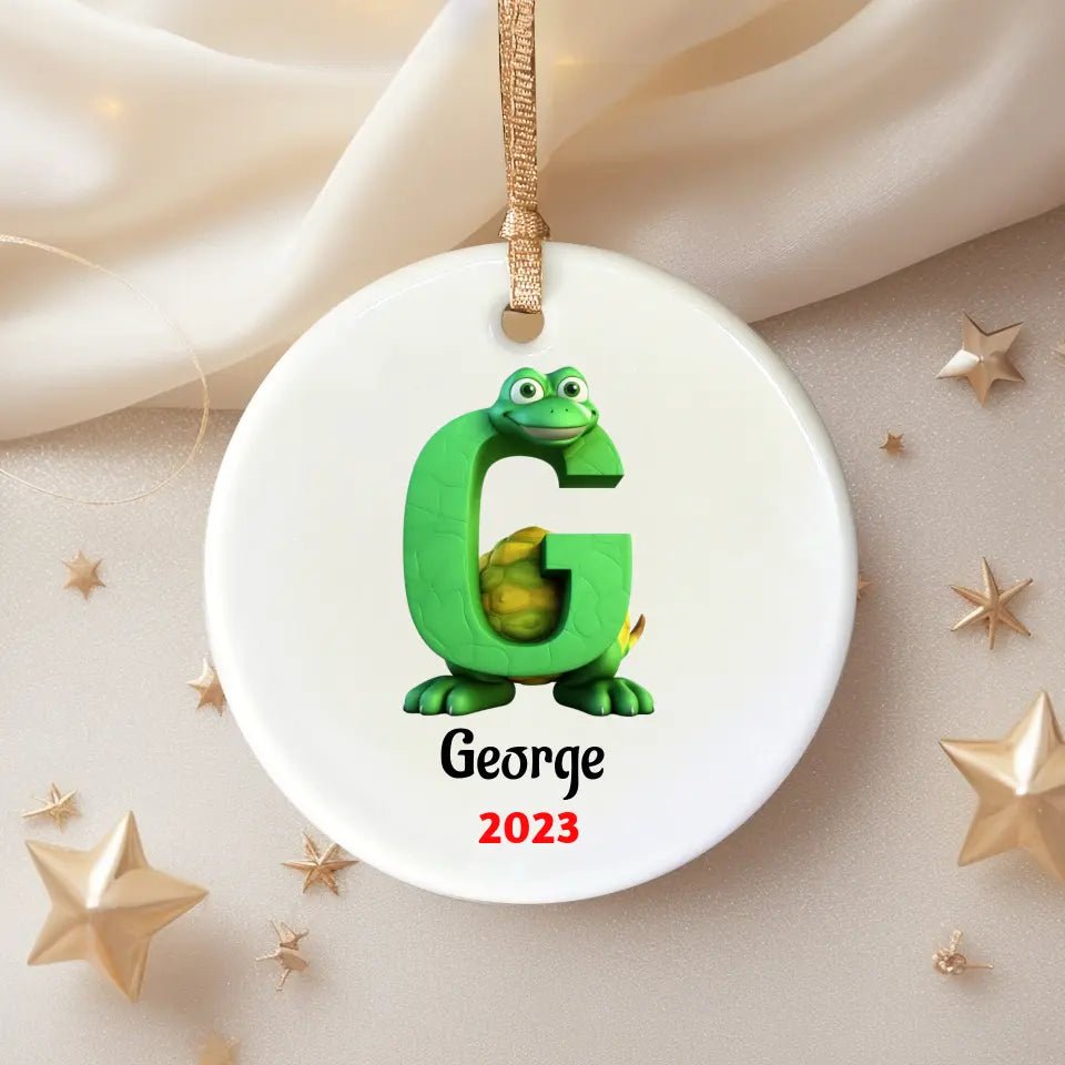 Initial Ornament for Kids - Family Gear Collections