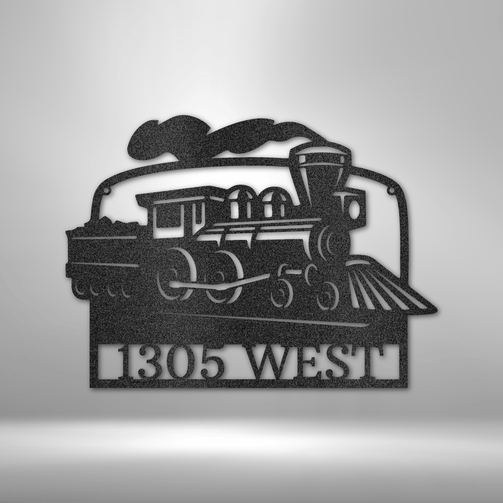 Personalized Coal Train Metal Sign, Custom Coal Train Wall Art, Indoor Outdoor Decor, Fathers Day Gift For Engineman Dad - Family Gear Collections