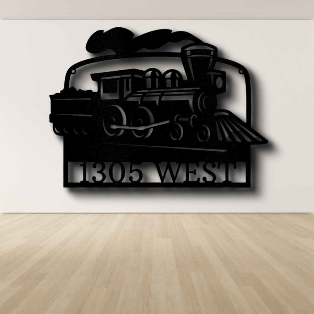 Personalized Coal Train Metal Sign, Custom Coal Train Wall Art, Indoor Outdoor Decor, Fathers Day Gift For Engineman Dad - Family Gear Collections