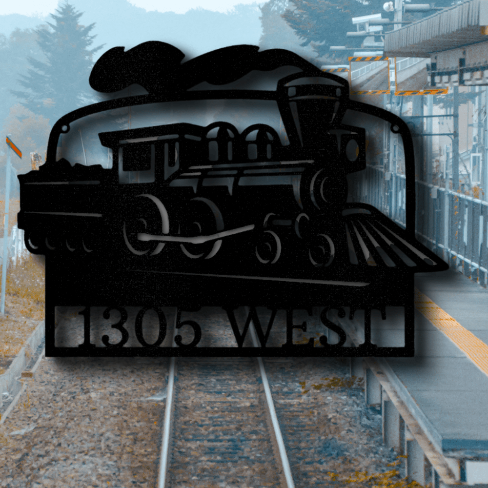 Personalized Coal Train Metal Sign, Custom Coal Train Wall Art, Indoor Outdoor Decor, Fathers Day Gift For Engineman Dad - Family Gear Collections