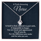 To A Truly Amazing Nurse, Alluring Beauty Necklace, Appreciation Gift For Nurse Mom, Mothers Day Gift, Christmas Gift, Women Jewelry, From Proud Son. - Family Gear Collections