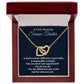 To A Truly Amazing Science Teacher, Interlocking Hearts Necklace. Christmas Gift, Happy Retirement Gift. - Family Gear Collections