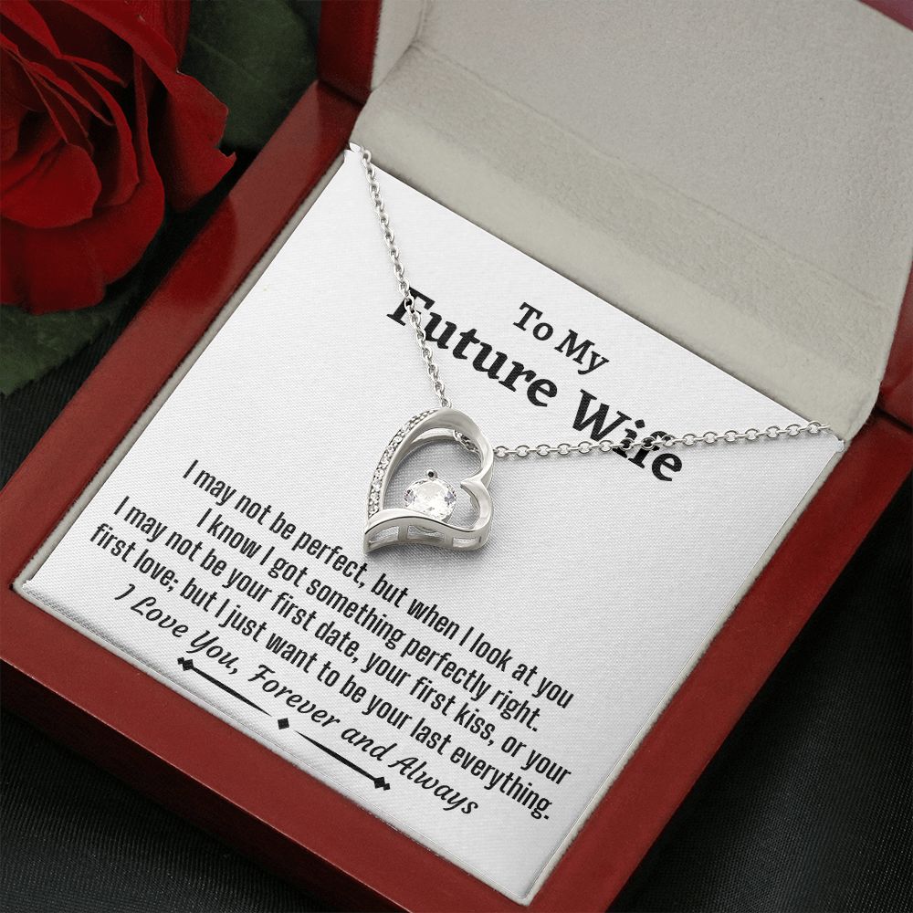 To Amazing Future Wife Forever Love Necklace, Birthday Gift, Wedding Day Gift, Christmas Gift - Family Gear Collections