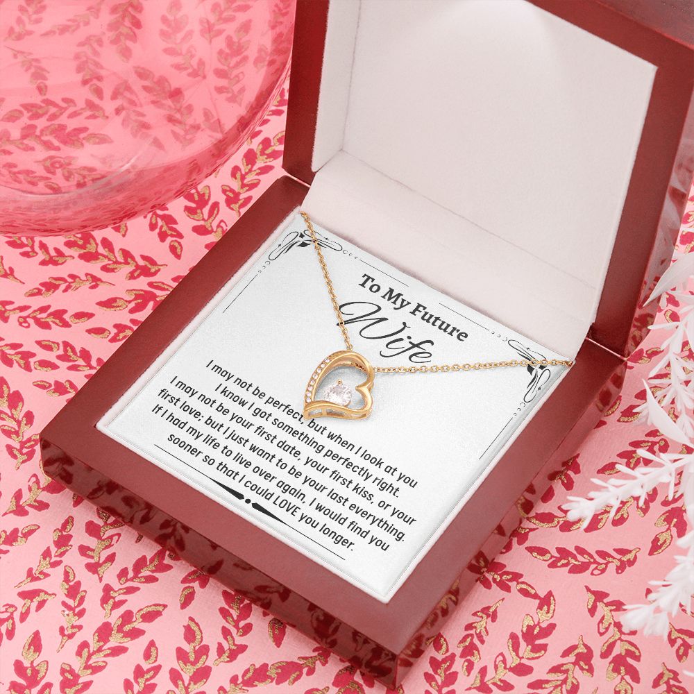 To Amazing Future Wife Forever Love Necklace, Birthday Gift, Wedding Day Gift, Christmas Gift - Family Gear Collections